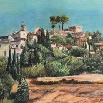 "Paysage en Provence…" başlıklı Tablo Jacques Tafforeau tarafından, Orijinal sanat, Diğer