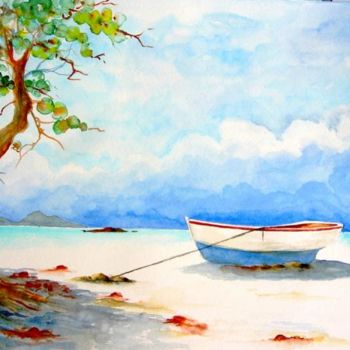 Peinture intitulée "Caraïbe" par Jacques Bonnet, Œuvre d'art originale