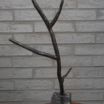 Skulptur mit dem Titel "L'arbre" von Jacques Droux, Original-Kunstwerk, Metalle