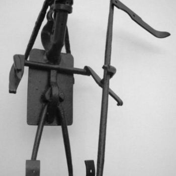 Sculpture intitulée "L'Ankou" par Jacques Egli, Œuvre d'art originale, Métaux