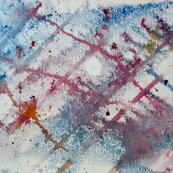 Painting titled "Gymnographie n°2" by Jacques Paulus, Original Artwork, Watercolor