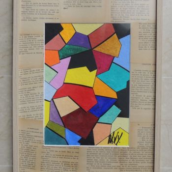 Schilderij getiteld "Des couleurs comme…" door Jordan Ravy, Origineel Kunstwerk, Acryl