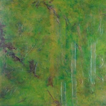 Pittura intitolato "Abstrait n°5" da Jordan Ravy, Opera d'arte originale, Acrilico