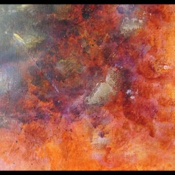 Pintura intitulada "Série Lueurs d'encr…" por Jordan Ravy, Obras de arte originais, Tinta