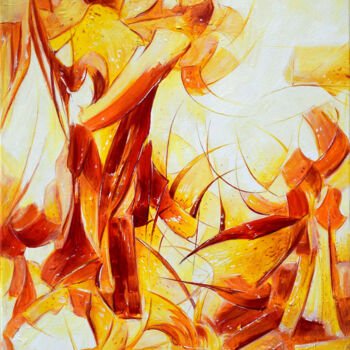 Peinture intitulée "Abstrait 3" par Jacquiot, Œuvre d'art originale, Acrylique