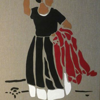 Painting titled "" MAYIE "" by Jacquotte Gaignault, Original Artwork
