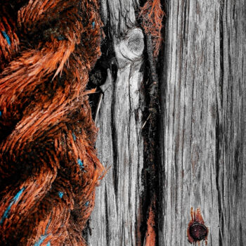 Fotografia intitolato "Rust and Rope" da Jade Holing, Opera d'arte originale, Fotografia digitale