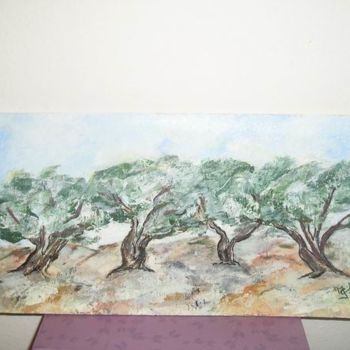 Painting titled "4 masline" by Jadranka Cikic, Original Artwork