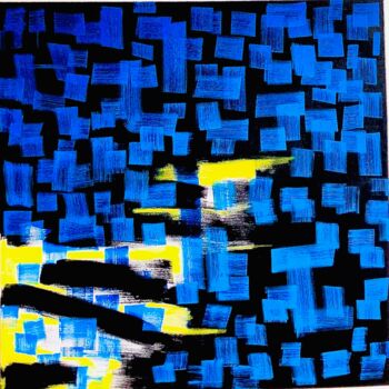 "Midnight blue" başlıklı Tablo Jag tarafından, Orijinal sanat, Mürekkep