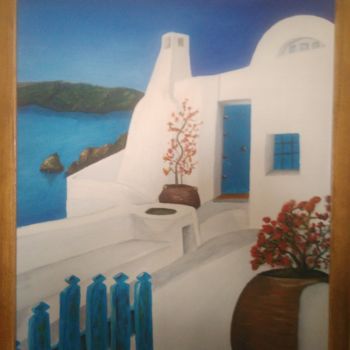 Painting titled "GRECIA" by Jaibue77, Original Artwork, Oil