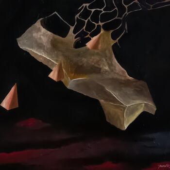 Painting titled "Momentun" by Jaime R Ferreira, Original Artwork, Oil