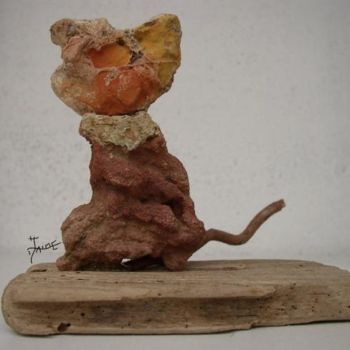 Sculptuur getiteld "LE CHAT" door Jaime Garcia, Origineel Kunstwerk