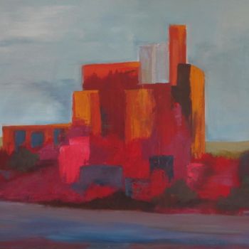 Painting titled "Springfield, Massac…" by Jaime-Axel Ruiz, Original Artwork, Acrylic