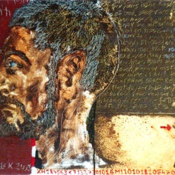 Malerei mit dem Titel "REGISTRY LEFT" von Elek Jakab, Original-Kunstwerk, Öl