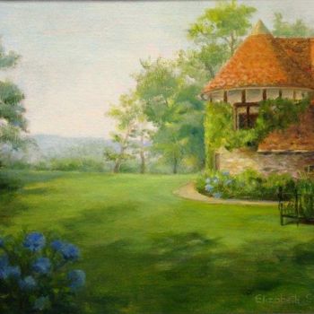 Painting titled "St. Clement's View" by Elizabeth Sennett, Original Artwork, Oil