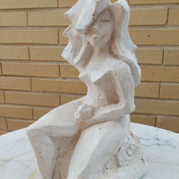 Sculpture titled "Eva" by Jako Fernández J.Isaac P.Sánchez, Original Artwork, Plaster
