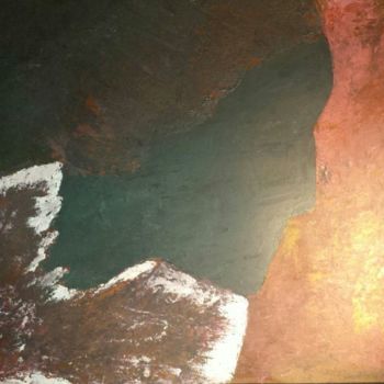 Pittura intitolato "Solitude" da Abdeljalil Ez-Zaim, Opera d'arte originale, Olio