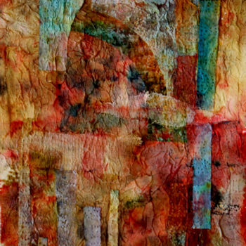 Collages intitulée "Arc" par Jamaleddin Toomajnia, Œuvre d'art originale, Collages