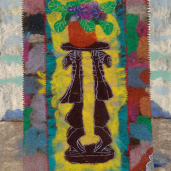 Textile Art titled "Artifact-in-the-Wil…" by James Brown, Jr., Original Artwork