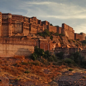 Fotografia intitolato "Fort of Jodhpur, Ra…" da James Gritz, Opera d'arte originale, Fotografia digitale