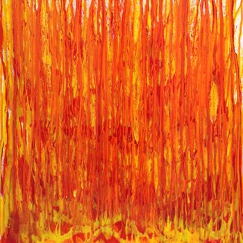 Painting titled "Firestorm" by James Knights, Original Artwork, Acrylic