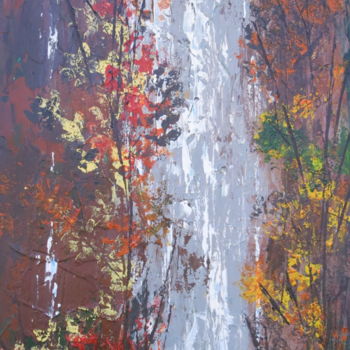 Pintura intitulada "Falling Waters Two…" por James Thompson, Obras de arte originais