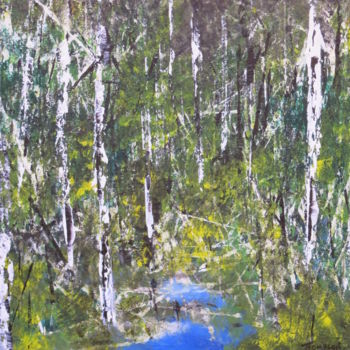 Painting titled "Hidden Water" by James Thompson, Original Artwork