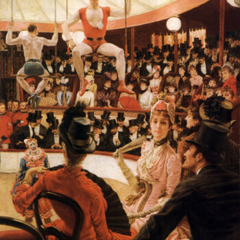 Pittura intitolato "Femmes de Paris : L…" da James Tissot, Opera d'arte originale, Olio