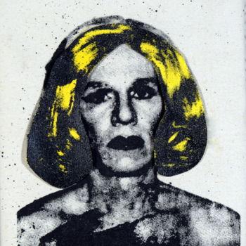Pintura intitulada "Andy Warhol" por James B Studios, Obras de arte originais
