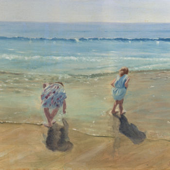 Painting titled "Height of Summer" by James Potter, Original Artwork, Oil