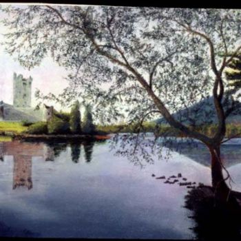 Painting titled "Ross Castle" by James Sheehy, Original Artwork