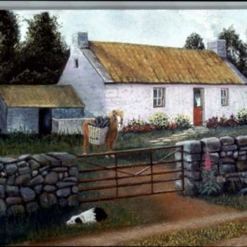 Painting titled "Anna's Cottage" by James Sheehy, Original Artwork