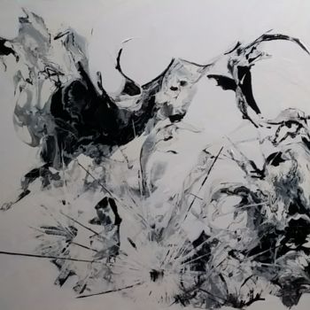 Malarstwo zatytułowany „Composition 004” autorstwa Jamotte, Oryginalna praca