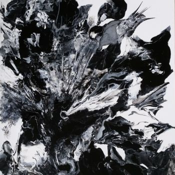 Malarstwo zatytułowany „Composition 005” autorstwa Jamotte, Oryginalna praca, Inny