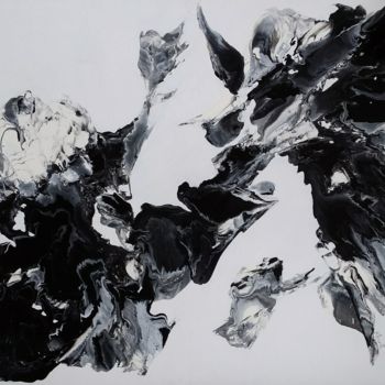 Malarstwo zatytułowany „Composition 023” autorstwa Jamotte, Oryginalna praca, Inny