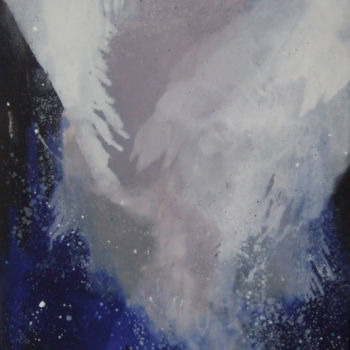 Painting titled "'Frozen Fjord'" by Jan Aanstoot, Original Artwork, Oil
