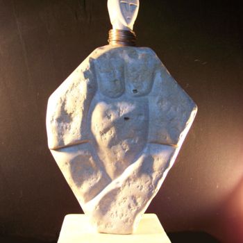 Sculpture titled "La Boheme---Limesto…" by Jan And Jo Moore, Original Artwork, Stone