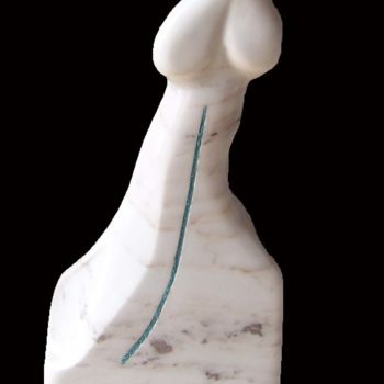 Sculpture intitulée "Daydream, Yule Marb…" par Jan And Jo Moore, Œuvre d'art originale, Pierre