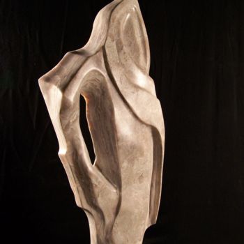 Sculpture titled "The Ancestor---Alab…" by Jan And Jo Moore, Original Artwork, Stone