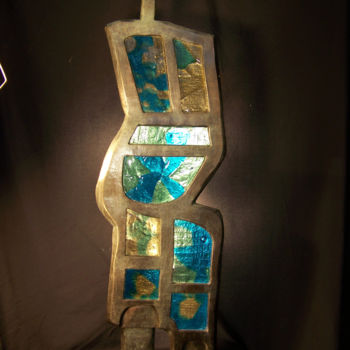 Skulptur mit dem Titel "“Luminary II”" von Jan And Jo Moore, Original-Kunstwerk, Metalle