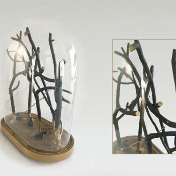 Sculpture intitulée "Strange wood" par Jan Huys, Œuvre d'art originale, Bois