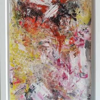 Painting titled "Naples" by Jan O'Sullivan, Original Artwork, Acrylic Mounted on Wood Stretcher frame