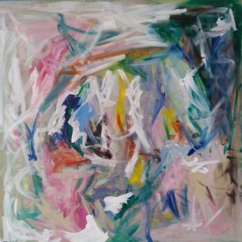Картина под названием "Migraine Vision" - Jan O'Sullivan, Подлинное произведение искусства, Акрил Установлен на Деревянная р…