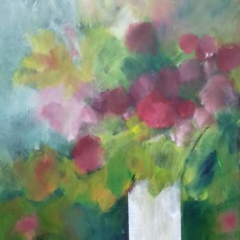 Painting titled "ROSES" by Jan Rippingham, Original Artwork, Acrylic