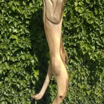 Sculptuur getiteld "CECIL" door Jan Van Braekel, Origineel Kunstwerk, Hout