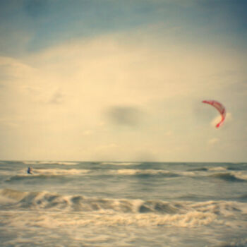 Photography titled "Kitesurfer No.2" by Jan Walczewski, Original Artwork, Digital Photography