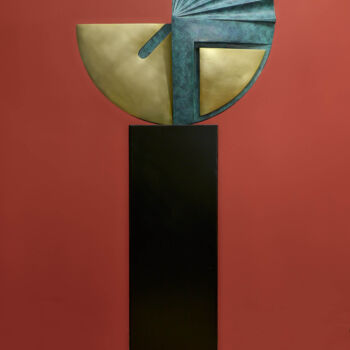 Sculpture titled "the Sun" by Jan-Willem Krijger, Original Artwork, Bronze