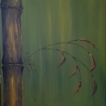 「Bamboo too」というタイトルの絵画 Jan Schrijverによって, オリジナルのアートワーク, アクリル