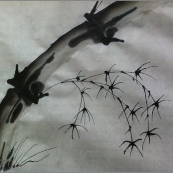 「Ink ink ink.」というタイトルの描画 Jan Schrijverによって, オリジナルのアートワーク, インク