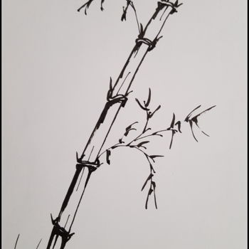 Drawing titled "No wind" by Jan Schrijver, Original Artwork, Ink